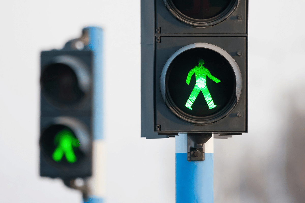 200 Pedestrian Crossing Bicycle Road Signs Stock Photos - Free