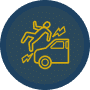 pedestrian accident icon