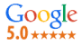 google 5 star review badge