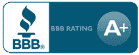 bbb a+ rating badge