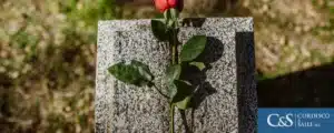 Tomb of a dead person