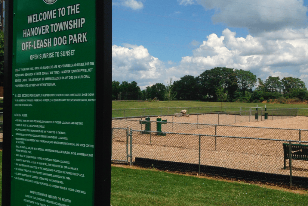 Dog park in Lehigh Valley