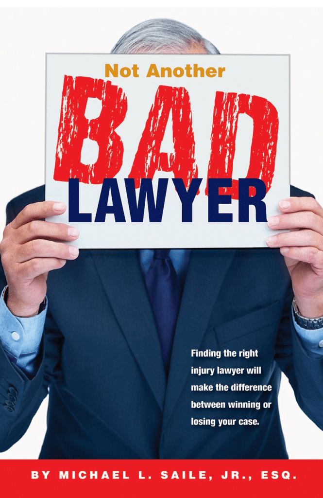 An image of a male individual holding a poster or sign that reads 'Not Another Bad Lawyer,' expressing his dissatisfaction with previous experiences with inferior legal representation.