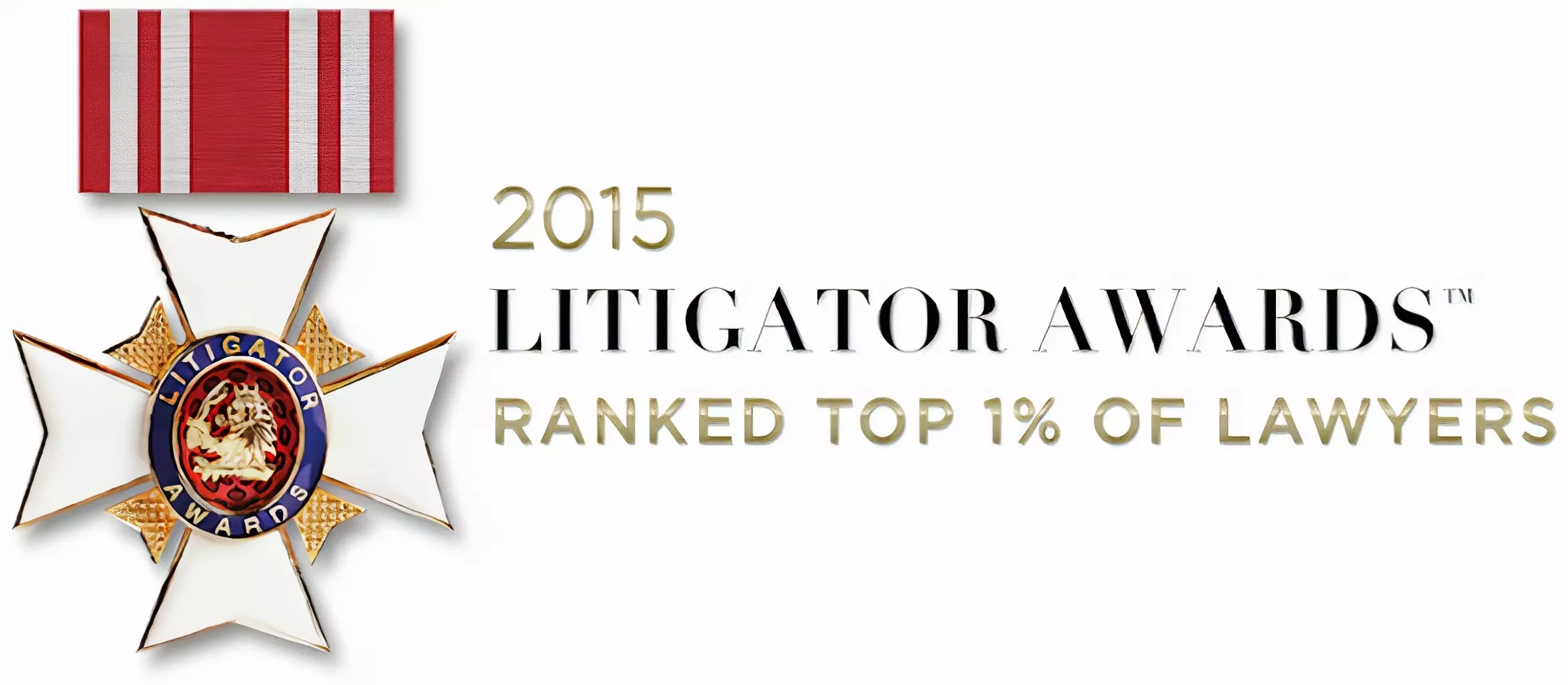 2015 Litigator Awards logo