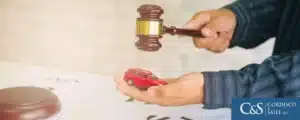 Man holding a gavel
