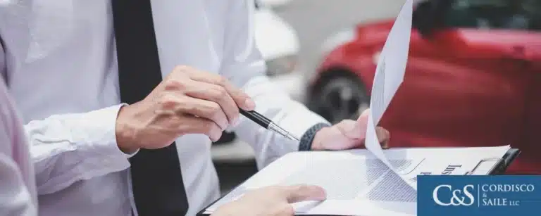 Attorney discussing the extent of damage after a car accident
