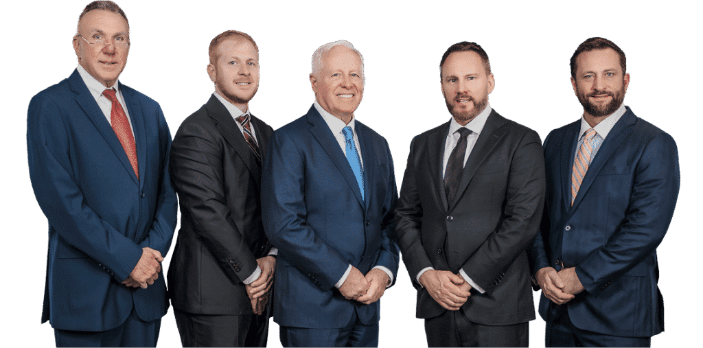 group of Cordisco & Saile personal injury attorneys standing together
