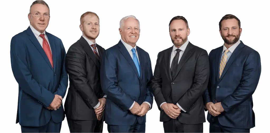 group of Cordisco & Saile personal injury attorneys standing together