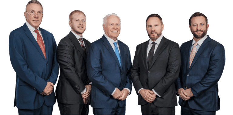 group of Cordisco & Saile personal injury attorneys standing together