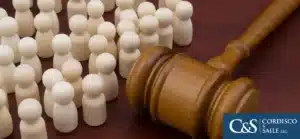 gavel sitting on desk