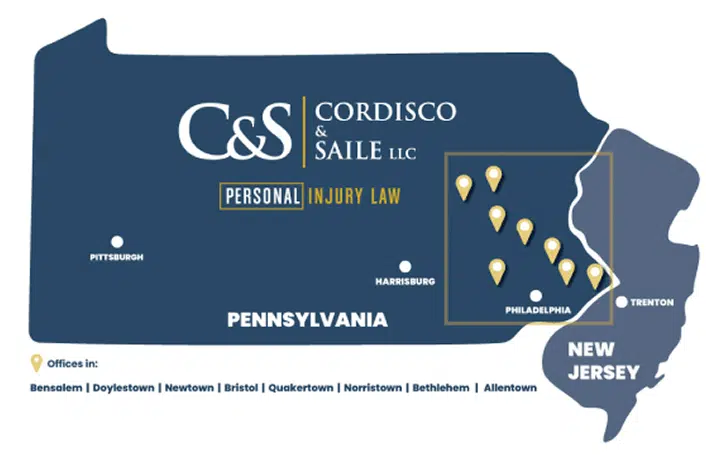 areas that Cordisco & Saile serves in Pennsylvania