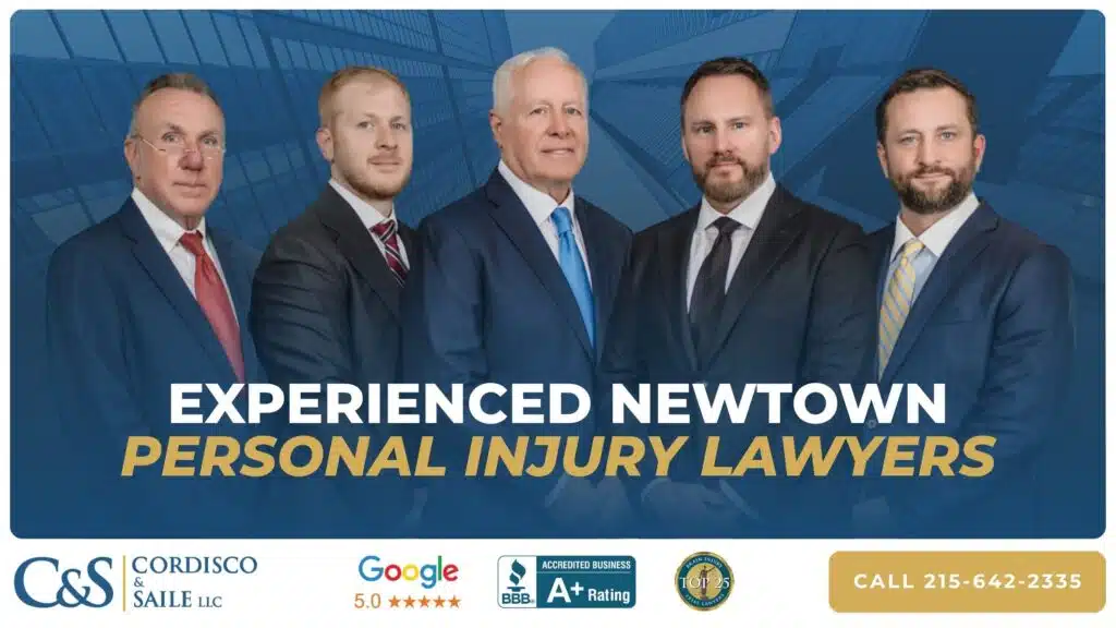 newtown personal injury lawyers pictured with awards