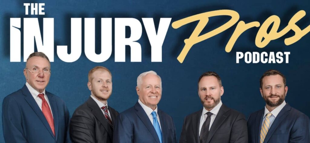 Group picture of Cordisco & Saile lawyers for The Injury Pros Podcast