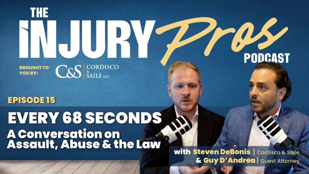 Attorney Steven J. Debonis of Cordisco & Saile talking in a podcast about sexual abuse and what the law says about it