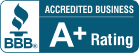 BBB Accredited Business button